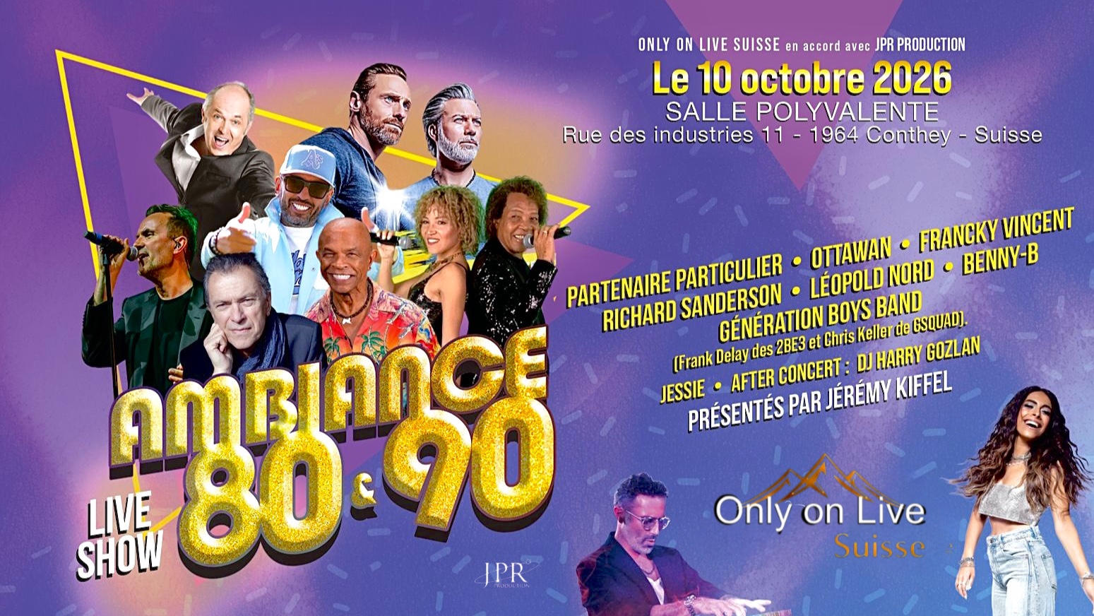 CONCERT ÉVÉNEMENT AMBIANCE 80 & 90