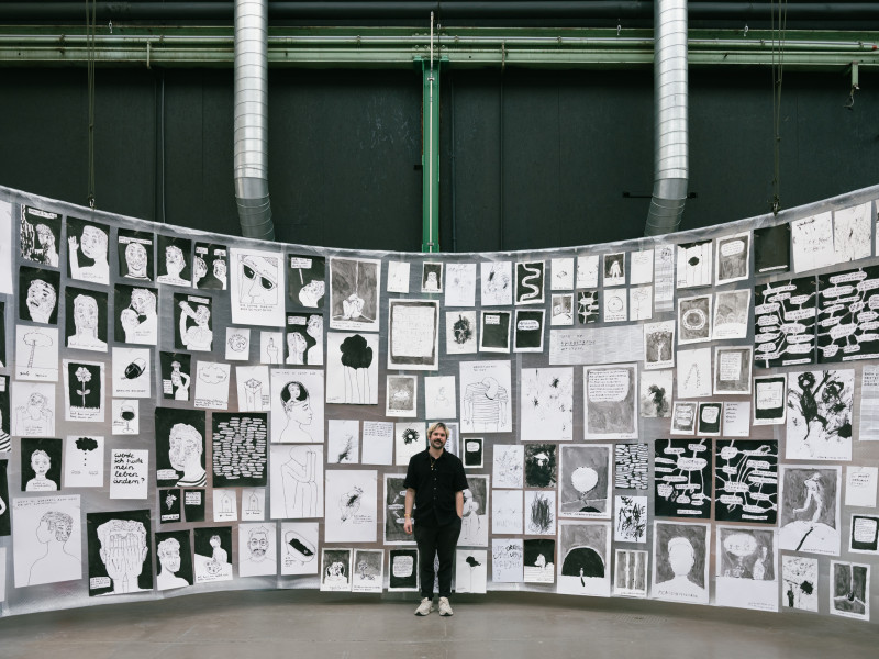 Ausstellung, Visite, 2026, 400 Tuschzeichnungen