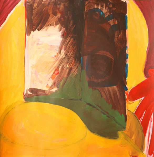 Sans titre. mai 2026 Peinture acrylique. Papier 330g/m² 47 x 49 cm.