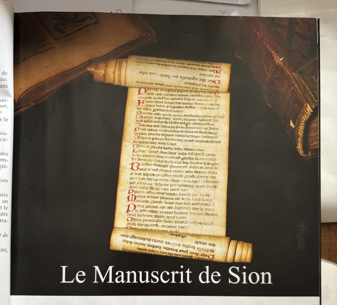 Le manuscrit de Sion - original, vers 1300