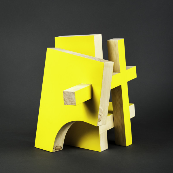 Sculpture Jaune n1, Marc Raymond