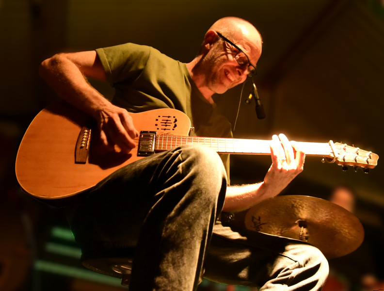 Gitarrist am Spielen
