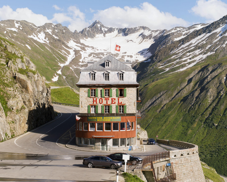 Furkapass, hôtel-restaurant Belvedere, 2013