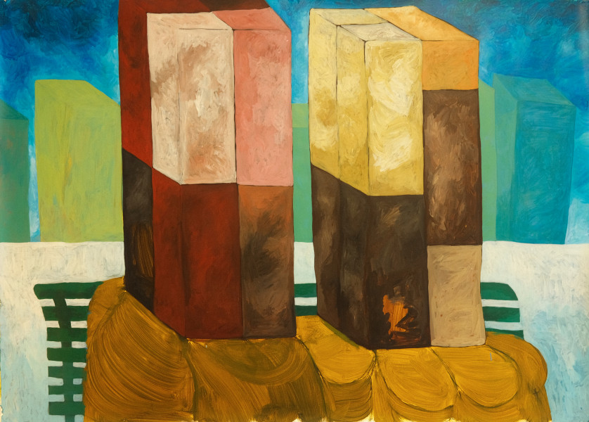 Finale. mai 2026. Peinture acrylique. Papier 330g/m². 137 × 96 cm.