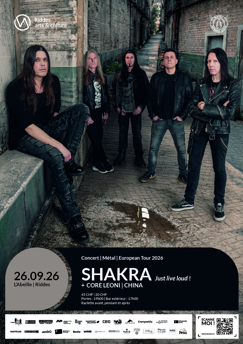 SHAKRA « Just Live Loud ! » European Tour 2026 + CoreLeoni + China ...
